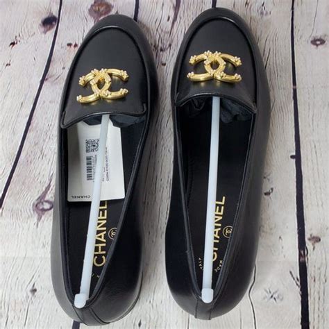 womens chanel pumps|authentic Chanel loafers.